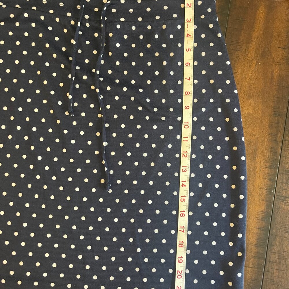 AGNES & DORA Live In Skirt Blue White Polka Dot, size XL - Picture 4 of 6